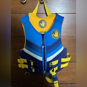 Body Glove Kids Swim Vest - Blue and Yellow